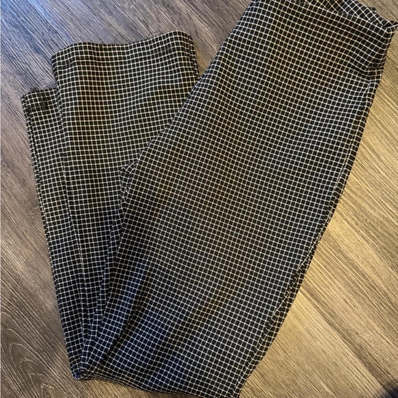 Pants - Black and White Checkered Pants